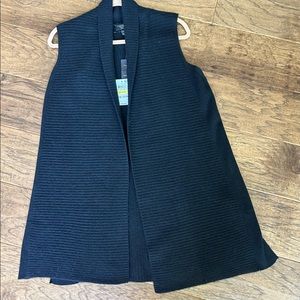 Charter Club Medium Cashmere Black Sweater cardigan